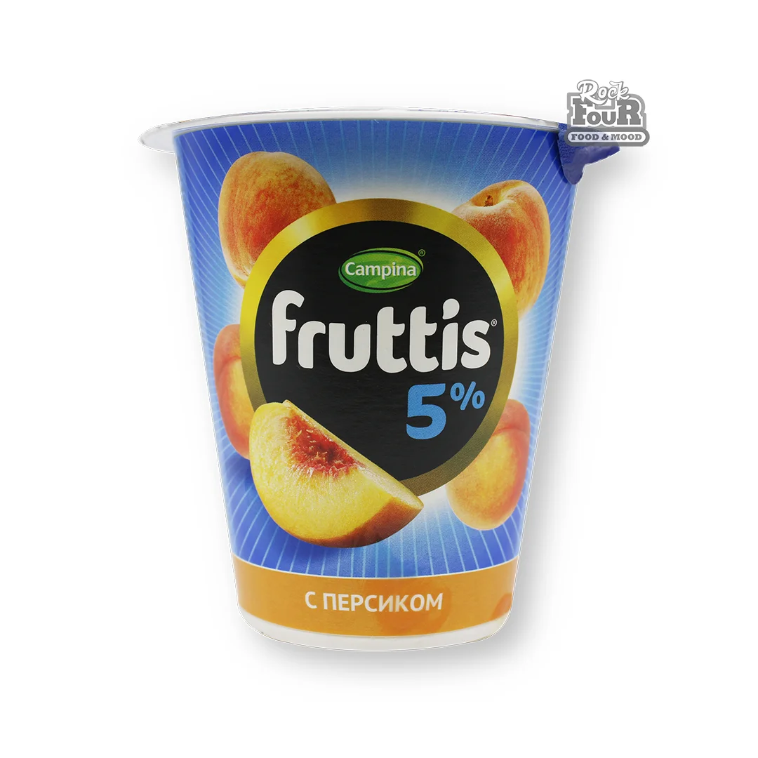 Յոգուրտային արտադրանք «Fruttis» դեղձ 5% 290գ